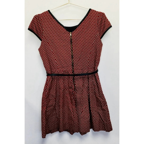 Women's Isabel & Nina Red Fit and Flair Dress Size 12 - Picture 3 of 12